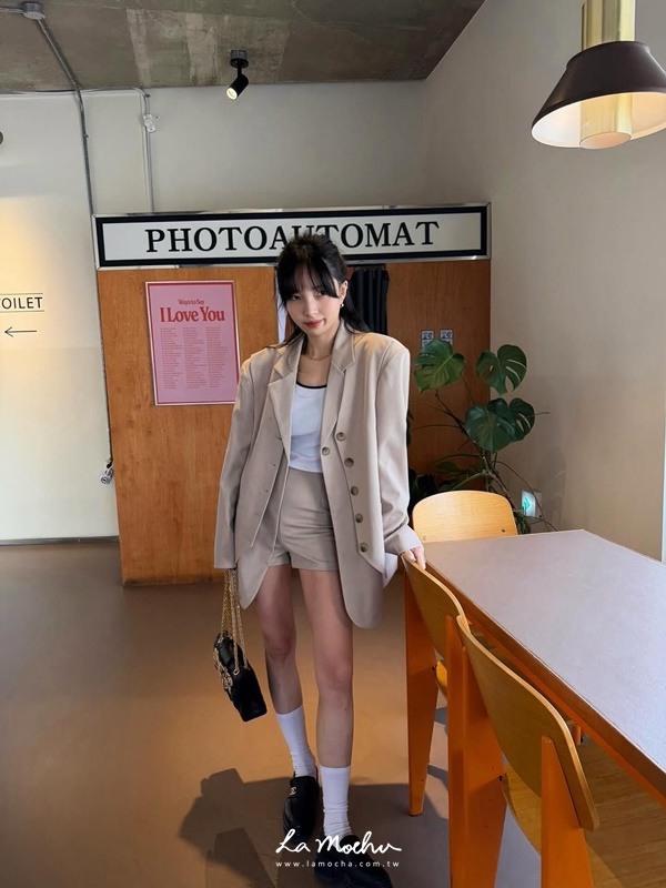春裝合身西裝短褲(闆娘清單)
